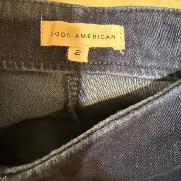 Good American Blue Flare & Wide Leg Jeans - Picture 3 of 4